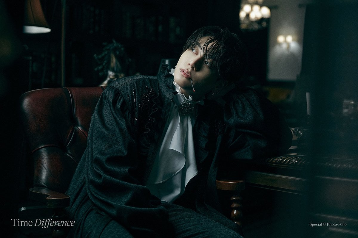 Jungkook Is An Alluring Vampire In Latest Preview Photo For His Photo Folio, 'Me, Myself, And Jung Kook Difference'