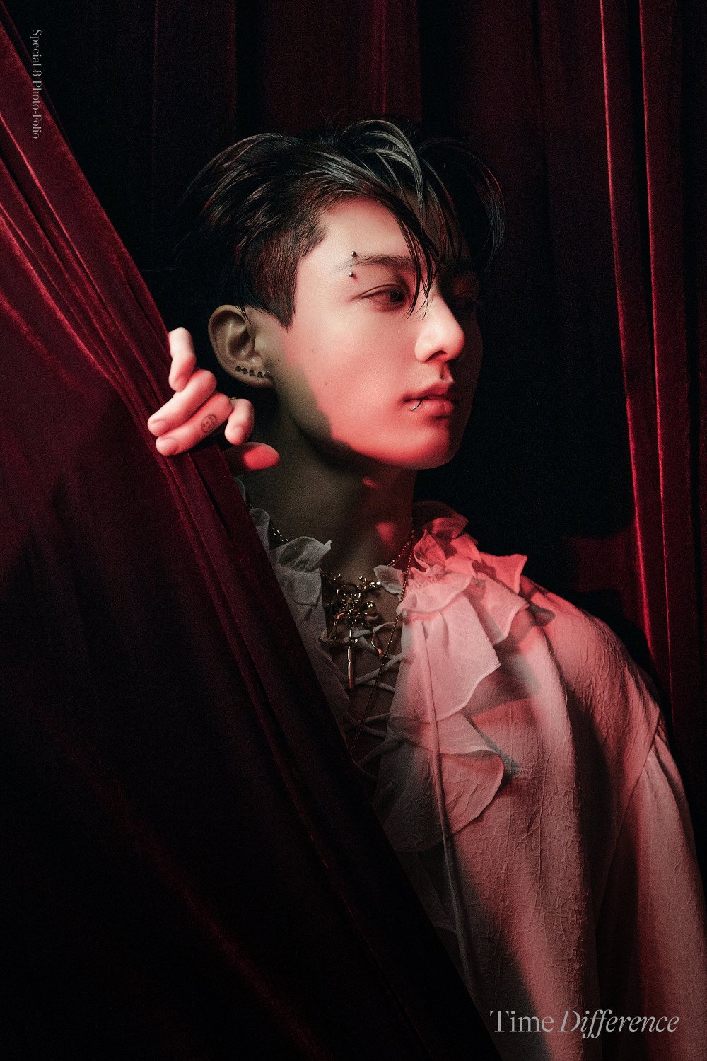 Jungkook Is An Alluring Vampire In Latest Preview Photo For His Photo Folio, 'Me, Myself, And Jung Kook Difference'