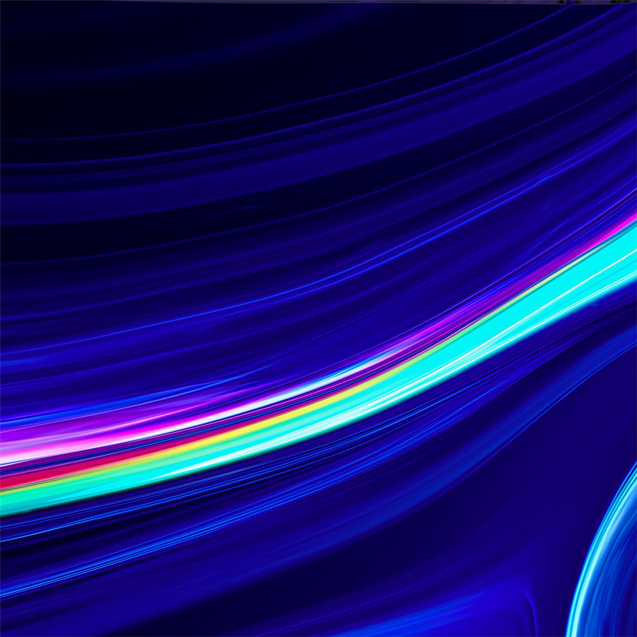 abstract blue led 4k iPad Air Wallpaper Free Download