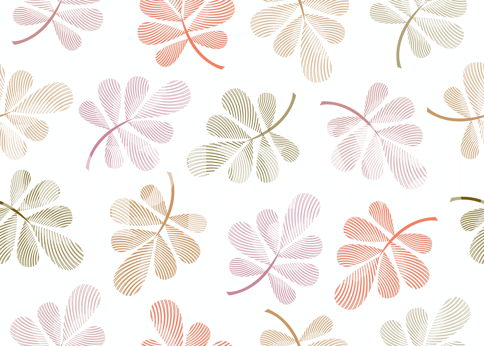 Spring Leaves Pattern Wallpapers - Wallpaper Cave