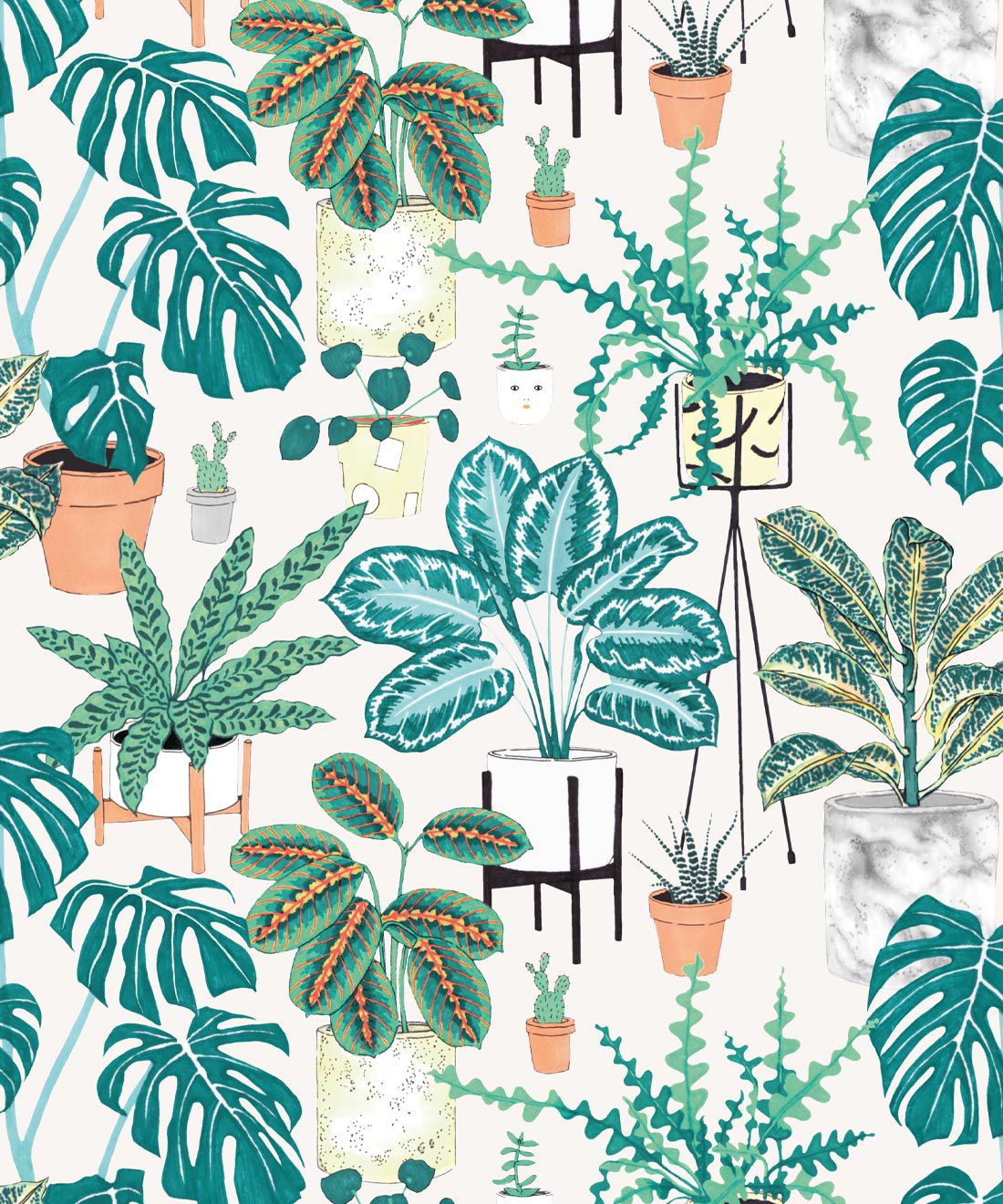 Leaf Print Wallpaper • Natural, Botanical Designs EU