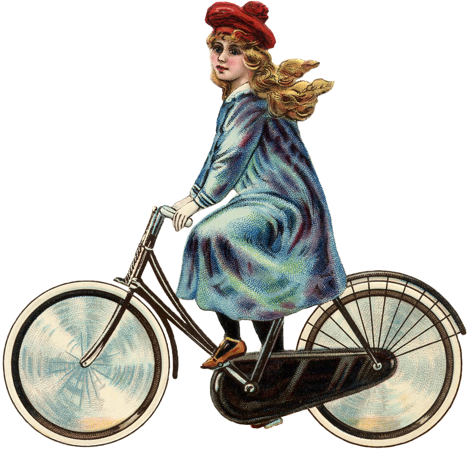 Bicycle Clipart (So cute)! Graphics Fairy