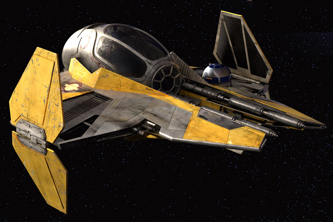 Anakin Skywalker's Eta 2 Actis Class Interceptor