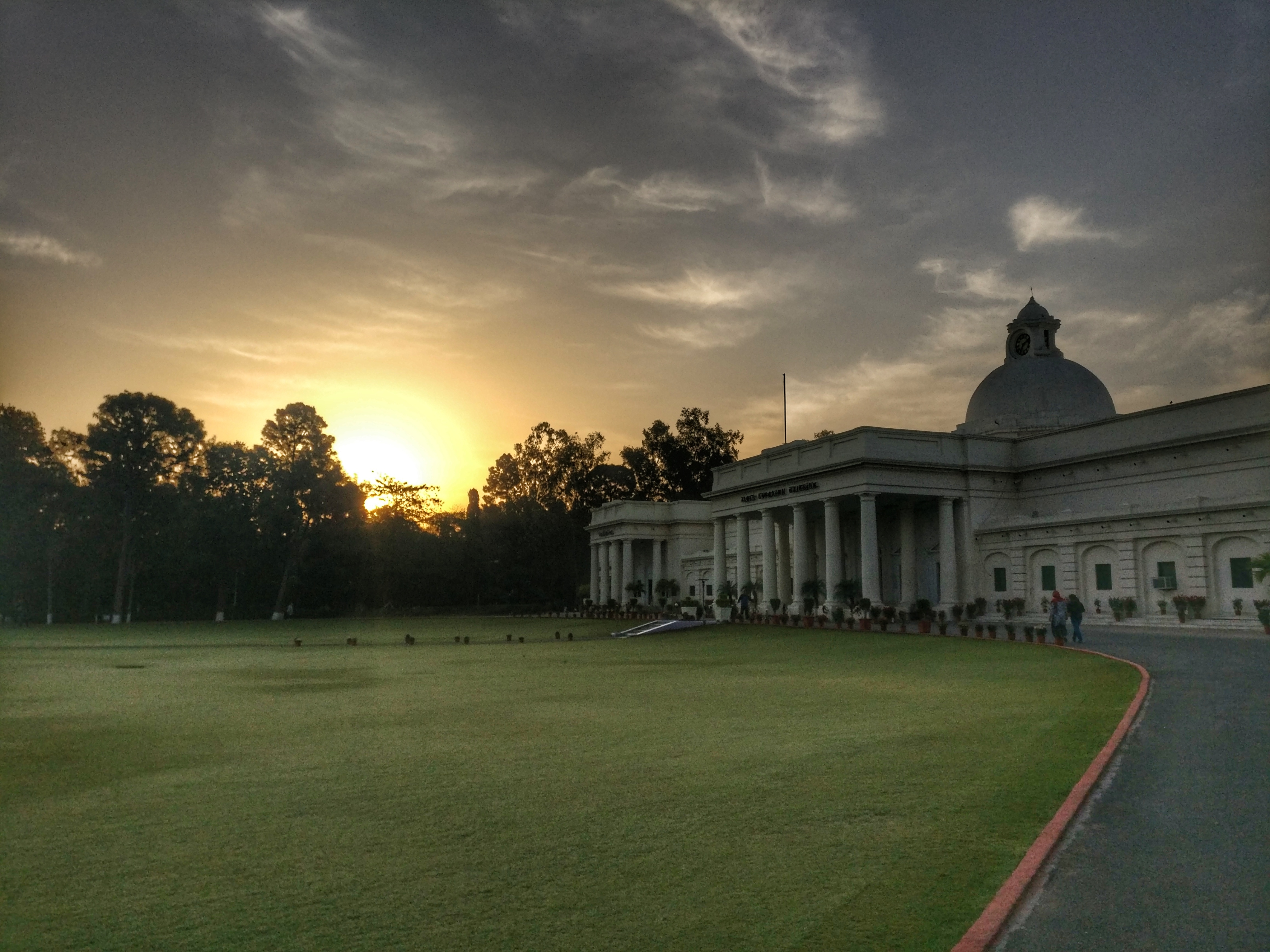 Sunrise over my college IIT