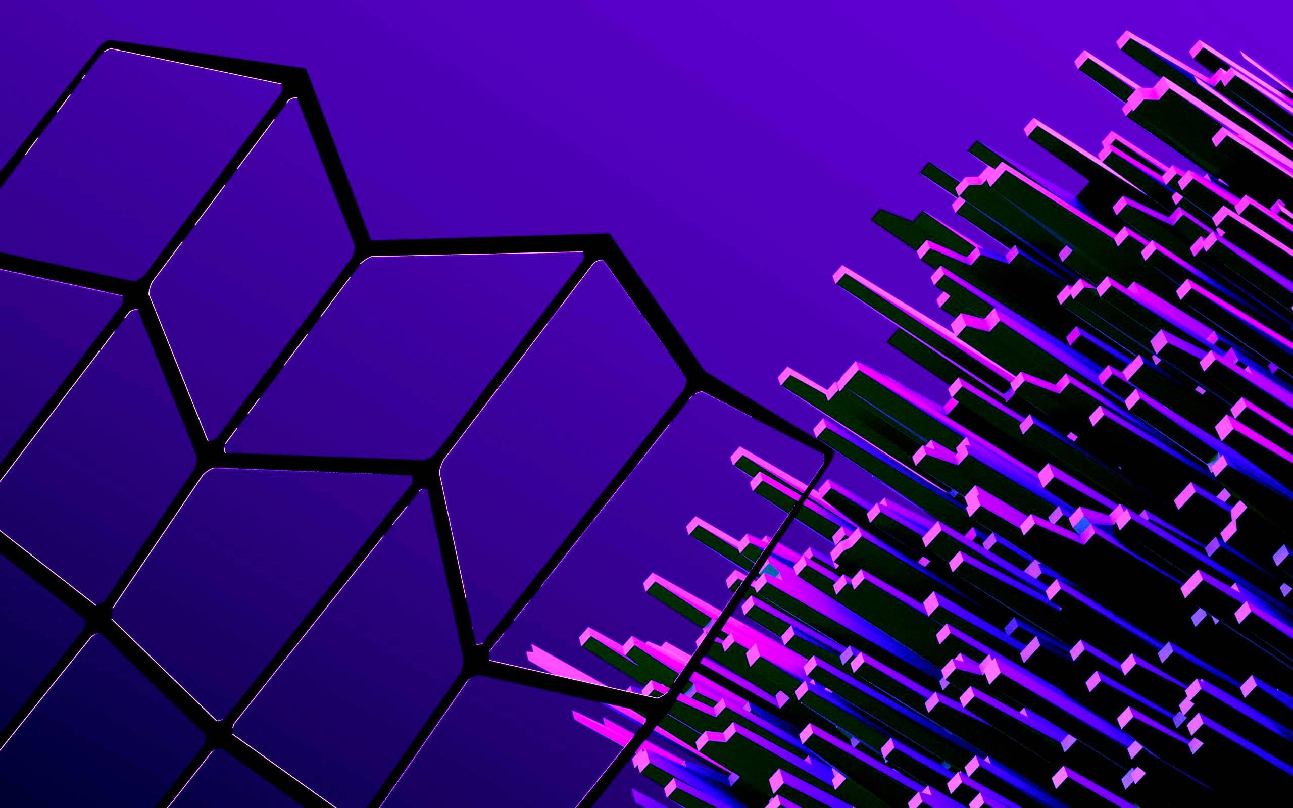 Abstract purple wallpaper by me [2560x1600]