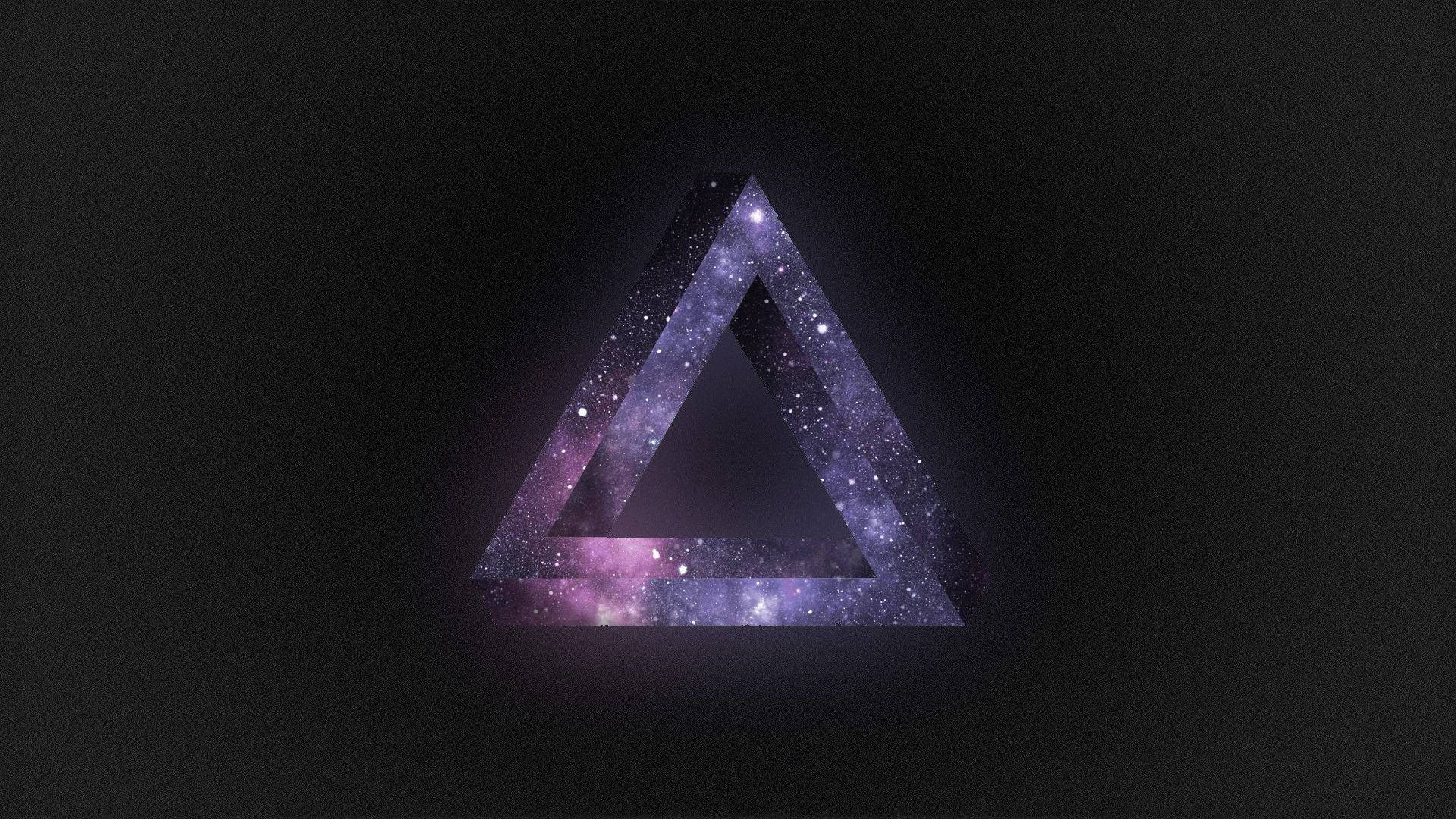 HD wallpaper: triangle space tylercreatesworlds penrose triangle, star -  space