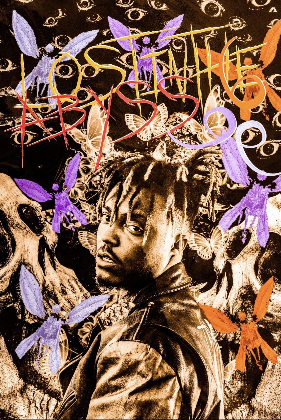 Juice Wrld 'Lost In The Abyss' Poster. Canvas poster, Poster wall art, Wall art prints