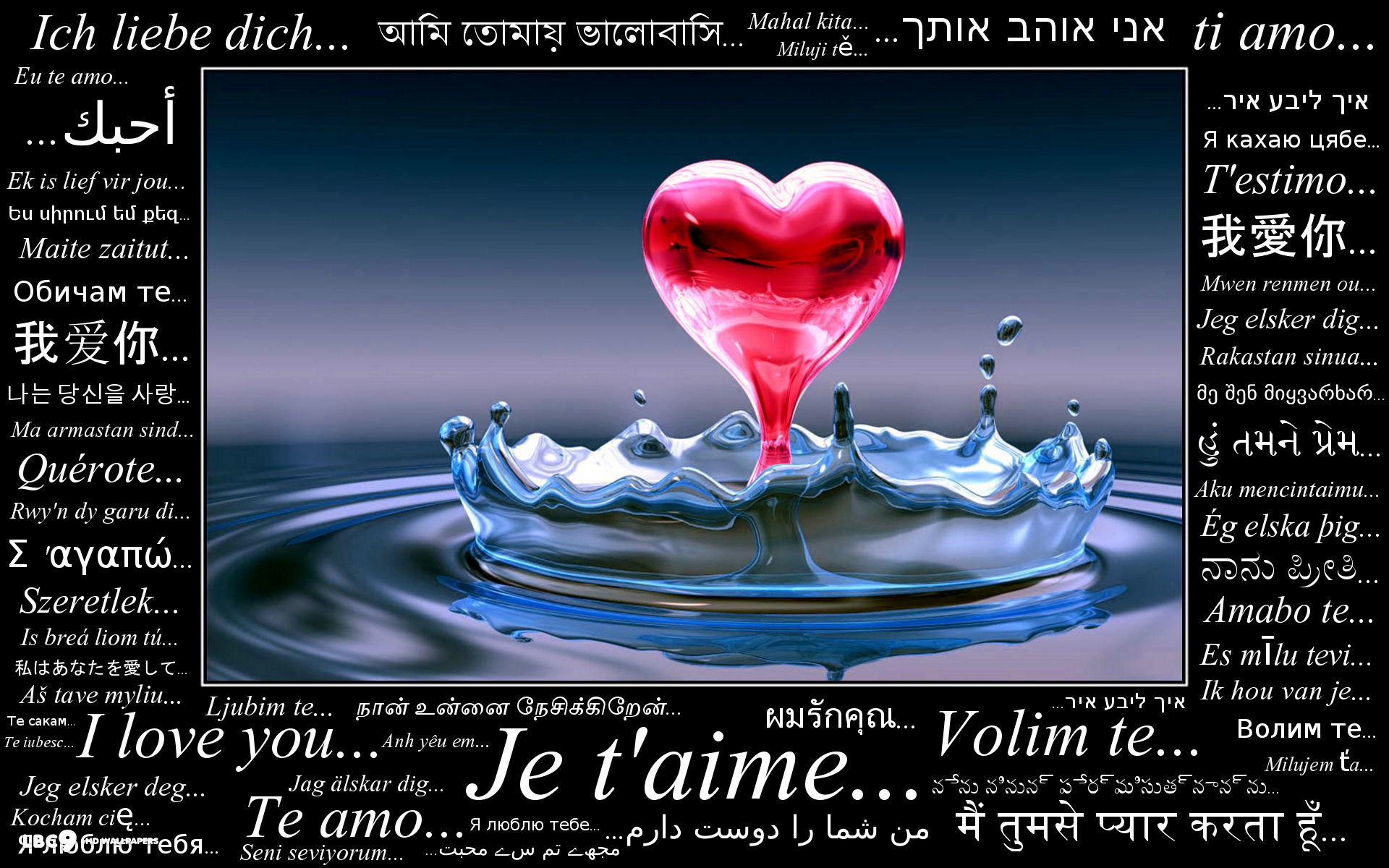 I Love You Wallpaper with Quotes