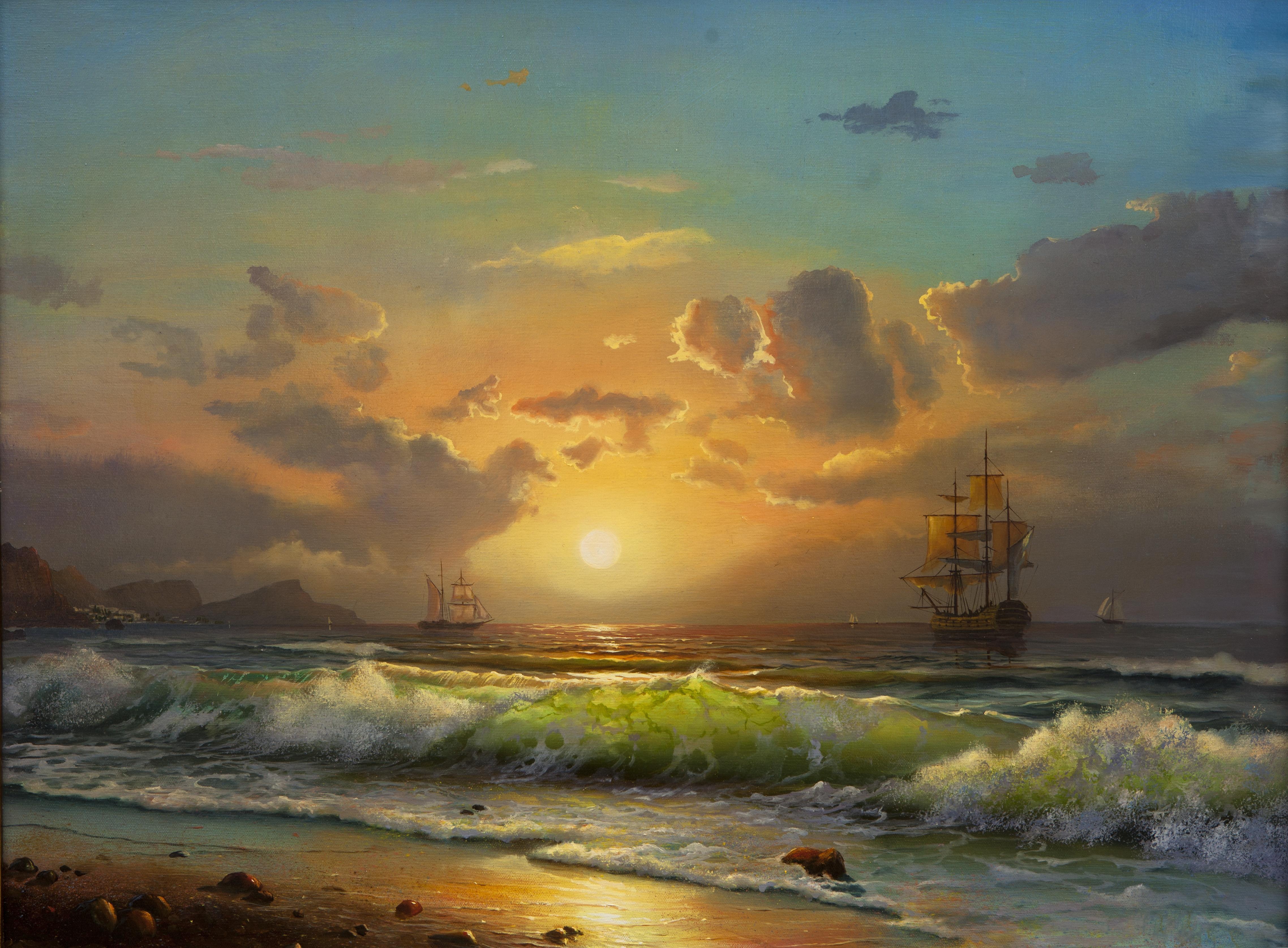 Artistic Seascape HD Wallpaper and Background