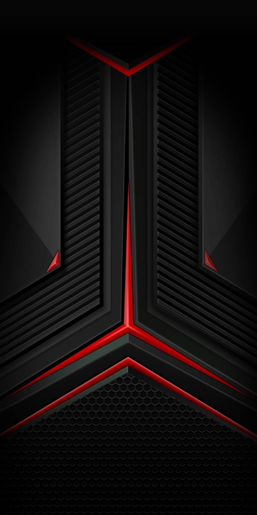 Black And Red High Tech Wallpaper