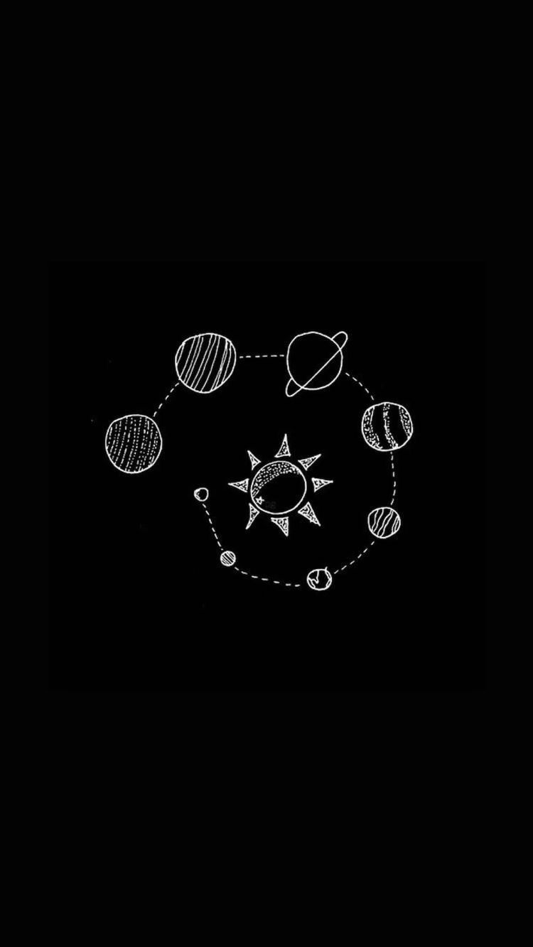 Black and White Planet Wallpaper Free Black and White Planet Background