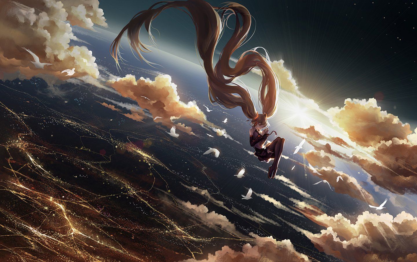 Post an anime character flying through the sky. - Anime Answers - Fanpop