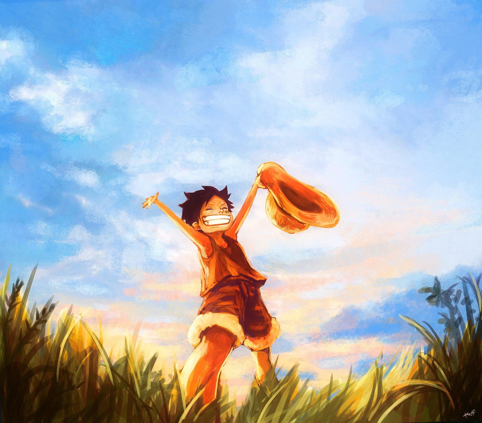 One Piece Luffy painting #Anime One Piece Monkey D. Luffy P #wallpaper #hdwallpaper #desktop. Android wallpaper anime, One piece luffy, Cute anime wallpaper
