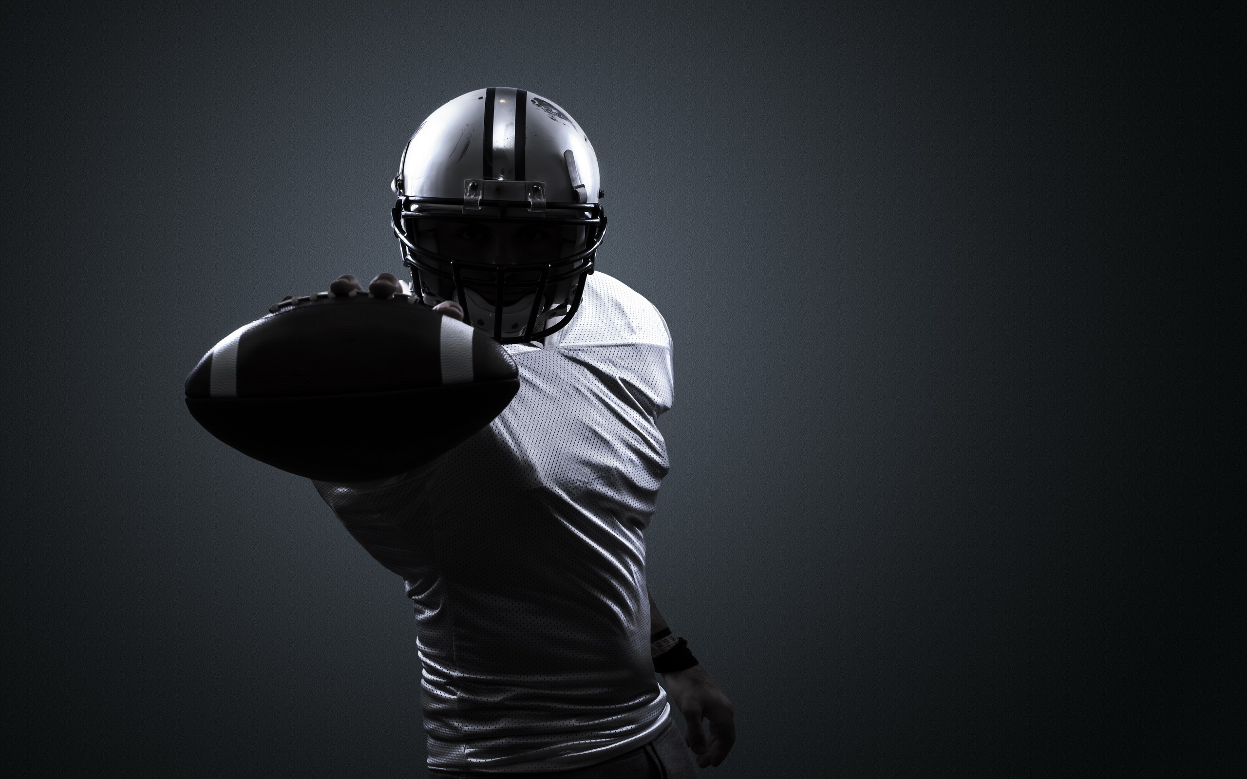 HD wallpaper: American Football Ball, Sports, Dark, gridiron, black  background