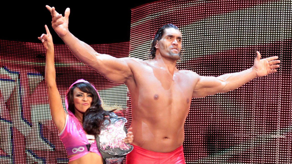 The Great Khali & Layla vs. Antonio Cesaro & Aksana: photo