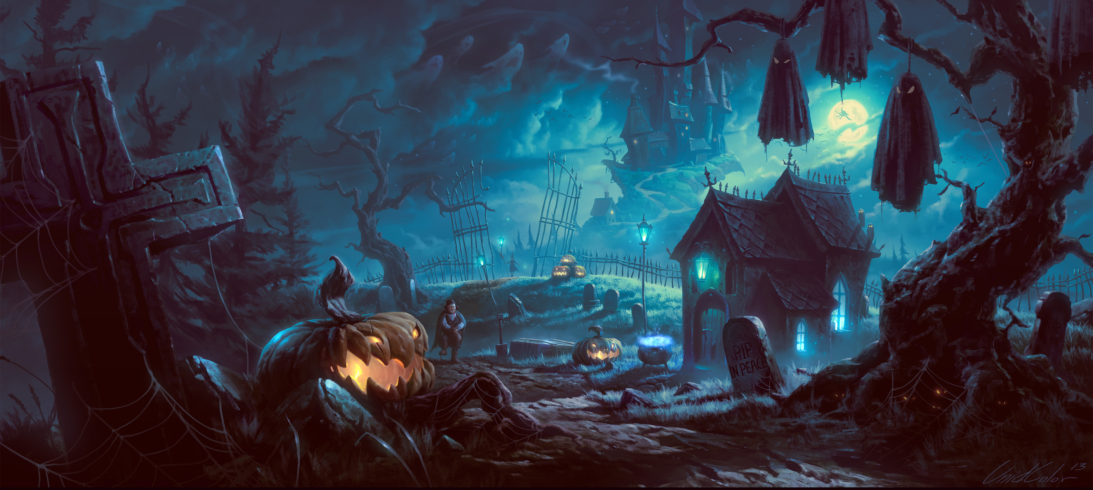 Scary Halloween Background