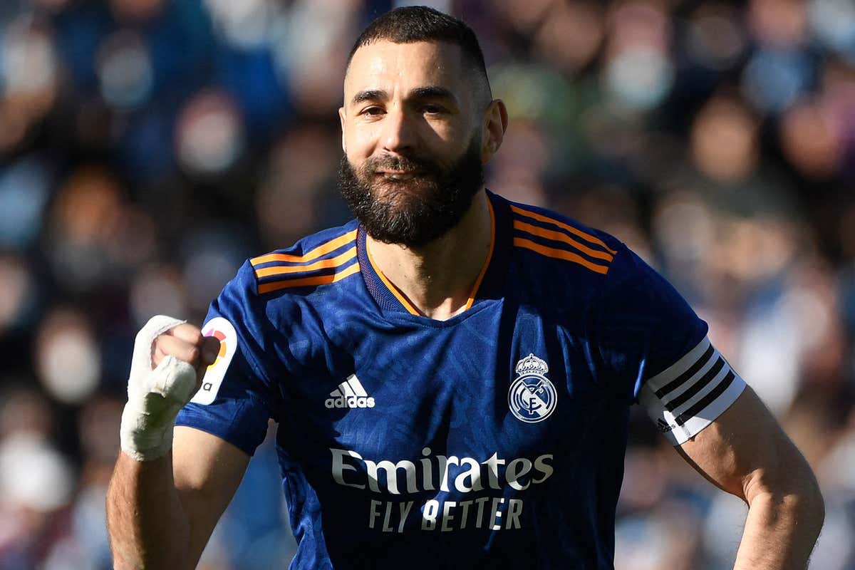 Benzema Scores His 34th Real Madrid Goal Of 2021 22 Season Best Return Of His Entire Career. Goal.com US