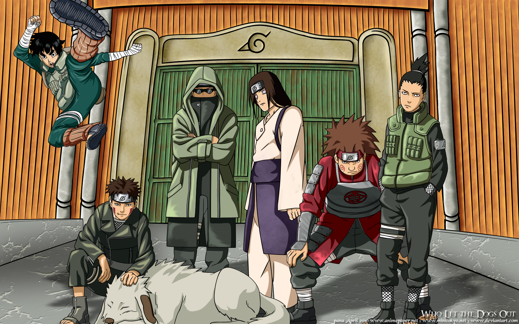 Naruto Wallpaper: Who Let The Dogs Out