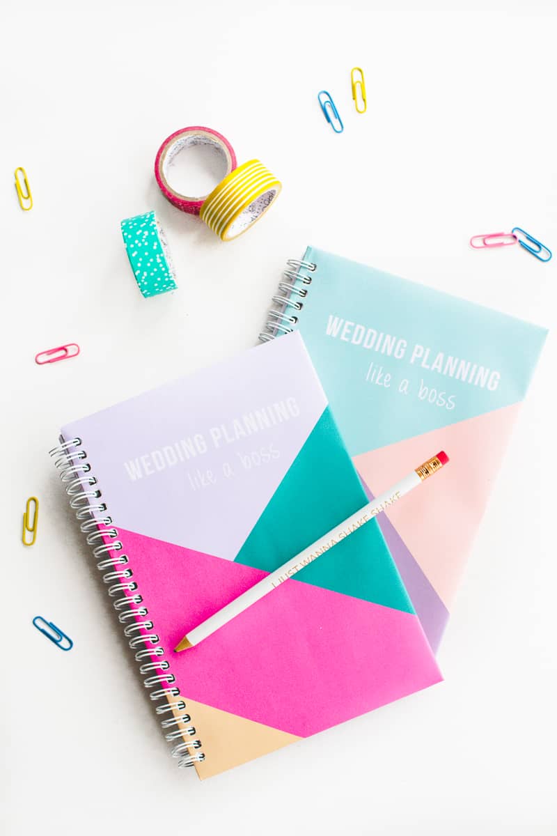 GET YOUR WEDDING NOTEBOOK PLANNER WITH GEOMETRIC FREE PRINTABLE LIKE A BOSS COVERS. Bespoke Bride: Wedding Blog