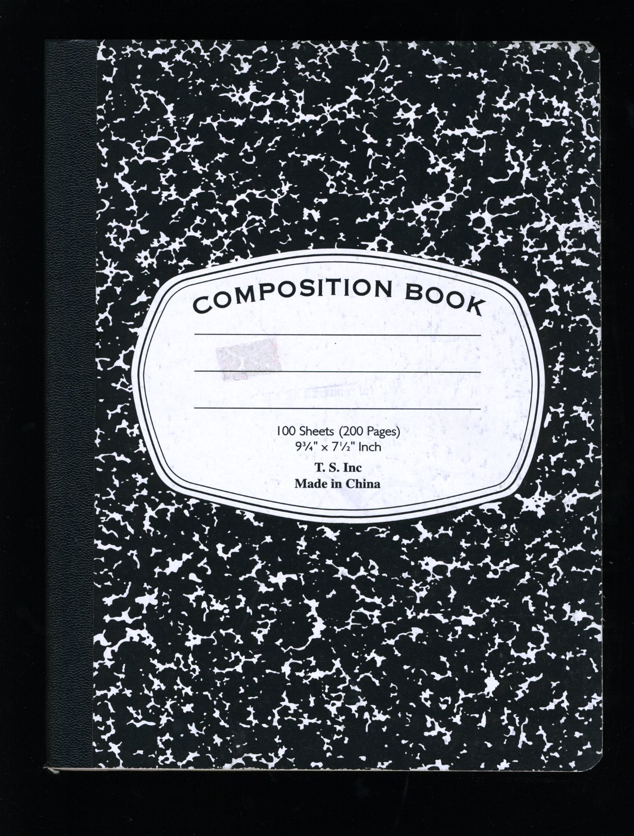 Black And White Composition Book Wallpaper