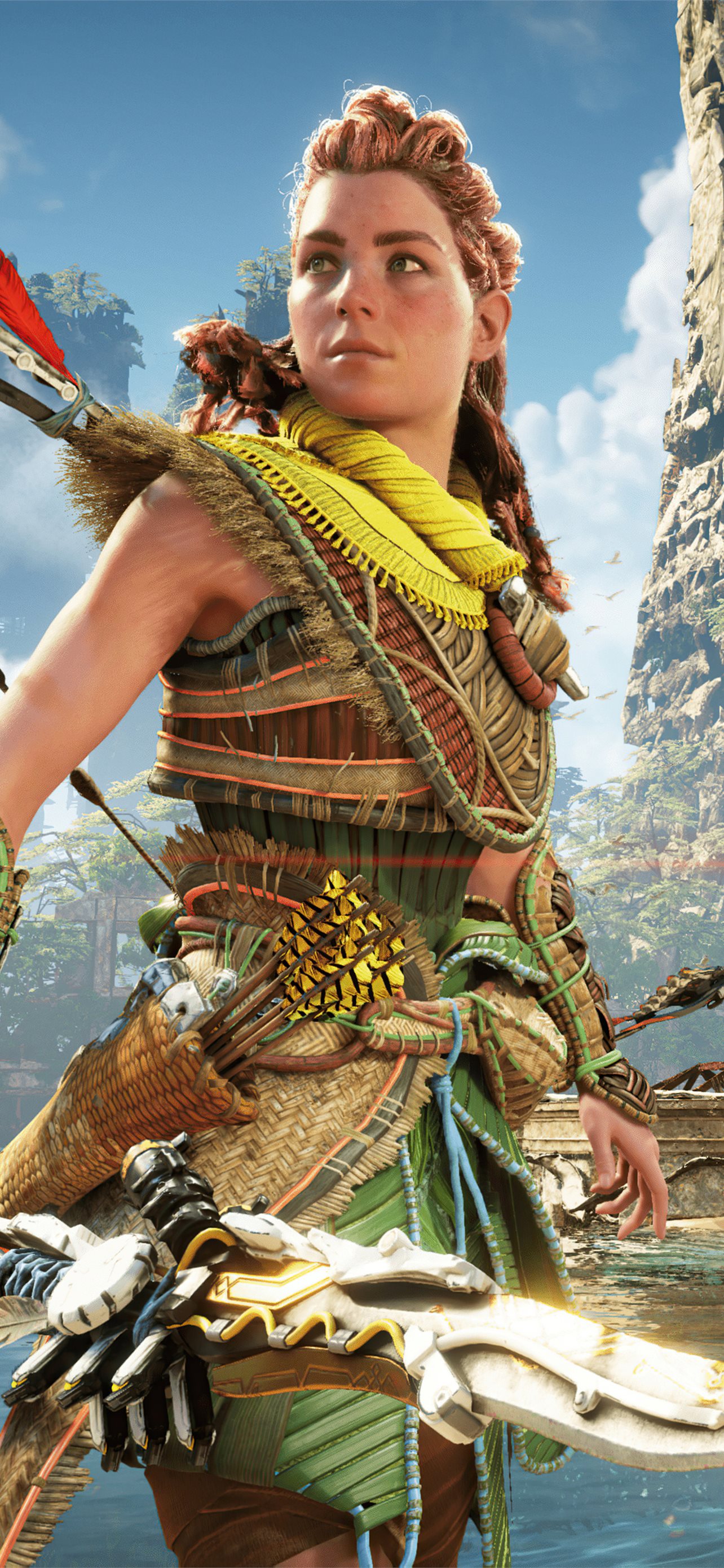 Best Horizon forbidden west iPhone HD Wallpaper