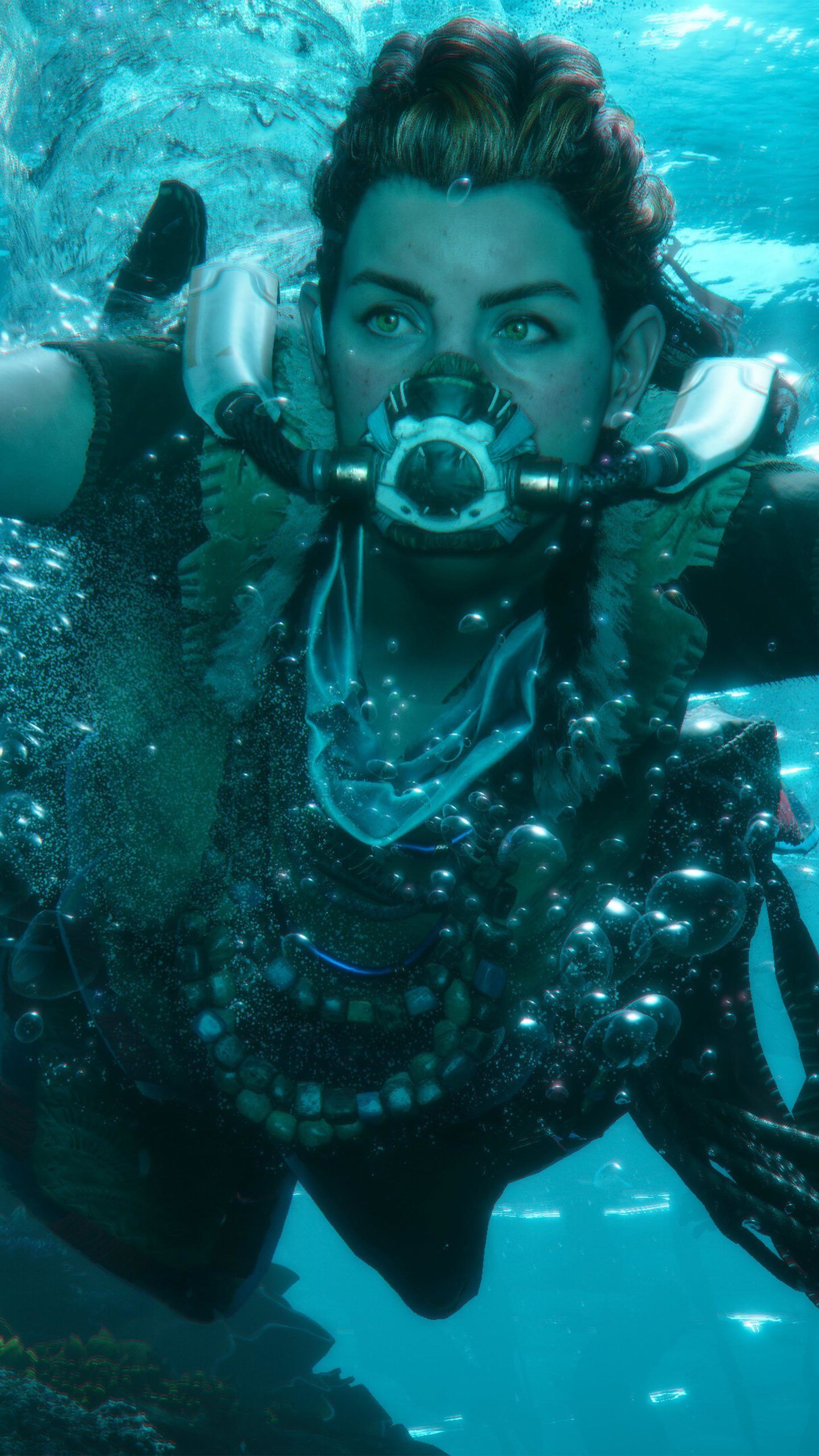 Horizon Forbidden West Game Underwater 4K Ultra HD Mobile Wallpaper. Horizon zero dawn aloy, Horizon zero dawn wallpaper, Horizon zero dawn