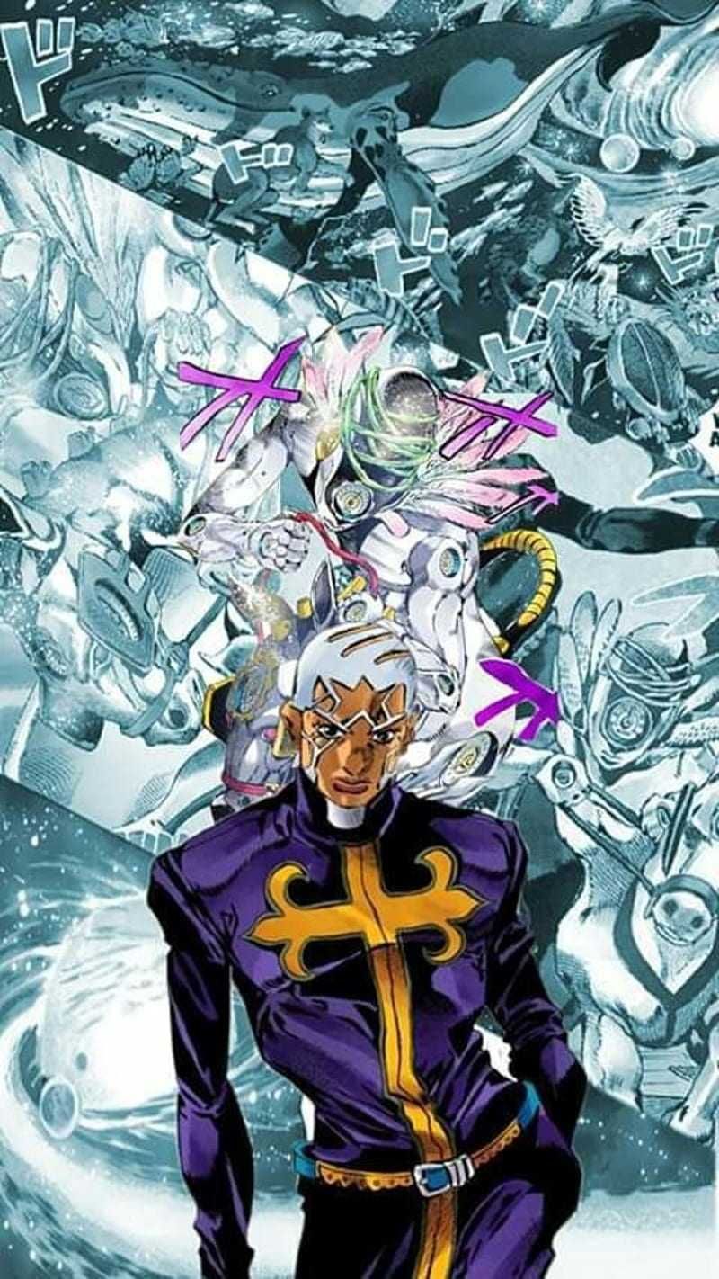 iPhone Enrico Pucci Wallpaper Discover more Anime, Enrico Pucci, JJBA, JoJo, JoJo's Bizarre A. Jojo bizzare adventure, Jojo anime, Jojo's bizarre adventure stands