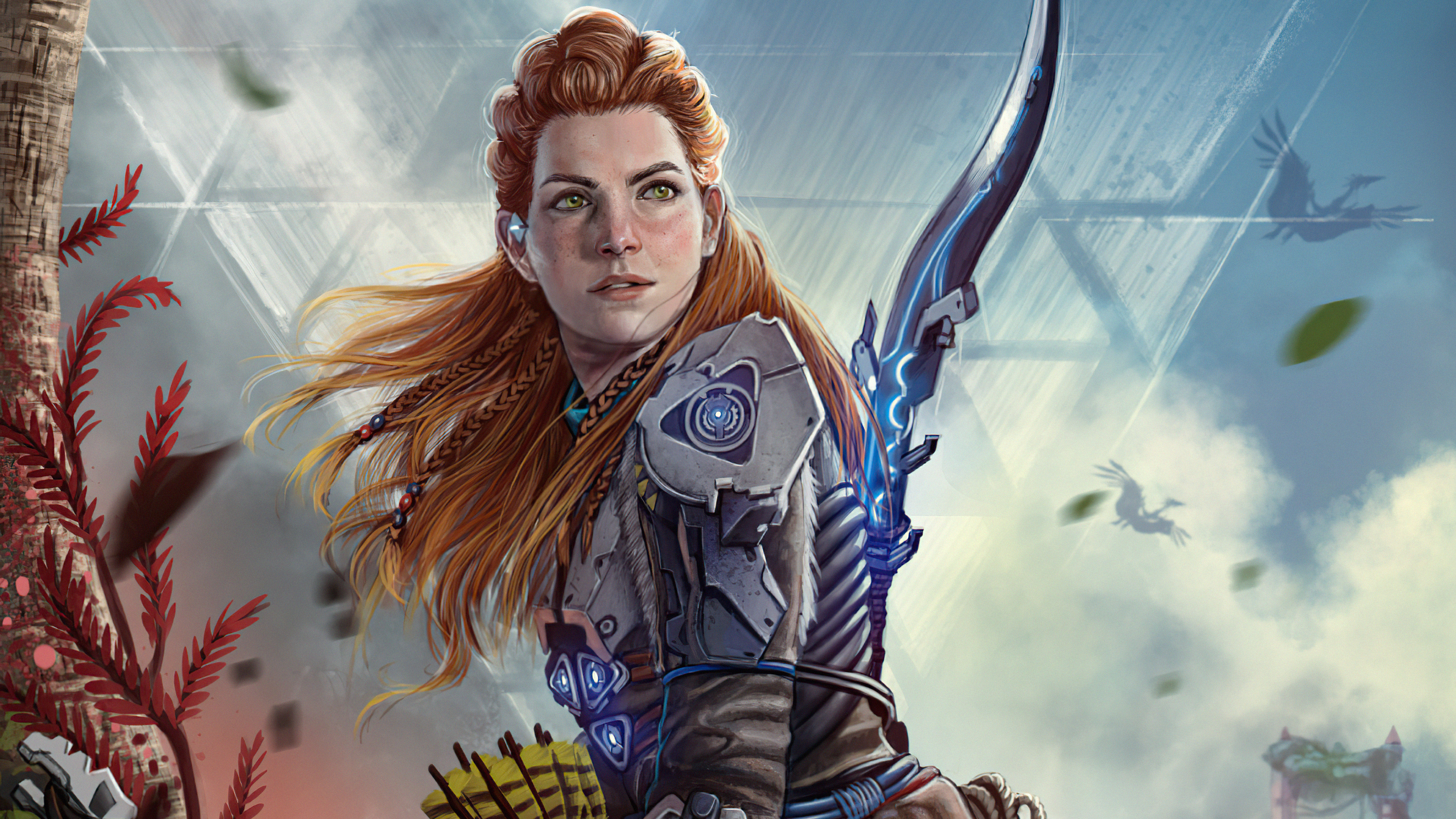 Download Aloy (Horizon Series) Video Game Horizon Forbidden West 4k Ultra HD Wallpaper