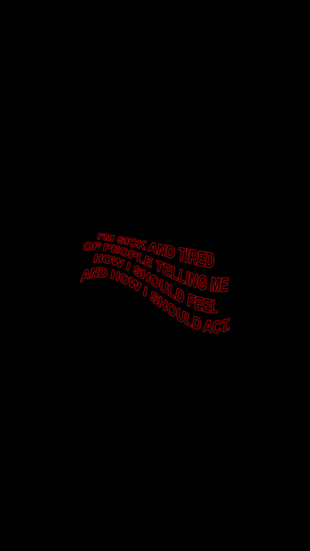 Download Grunge Aesthetic Black Quote Wallpaper