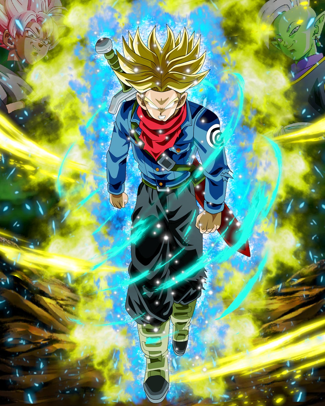 Trunks ssj rage fan concept. Can new version of trunks rage look like this? I hope it