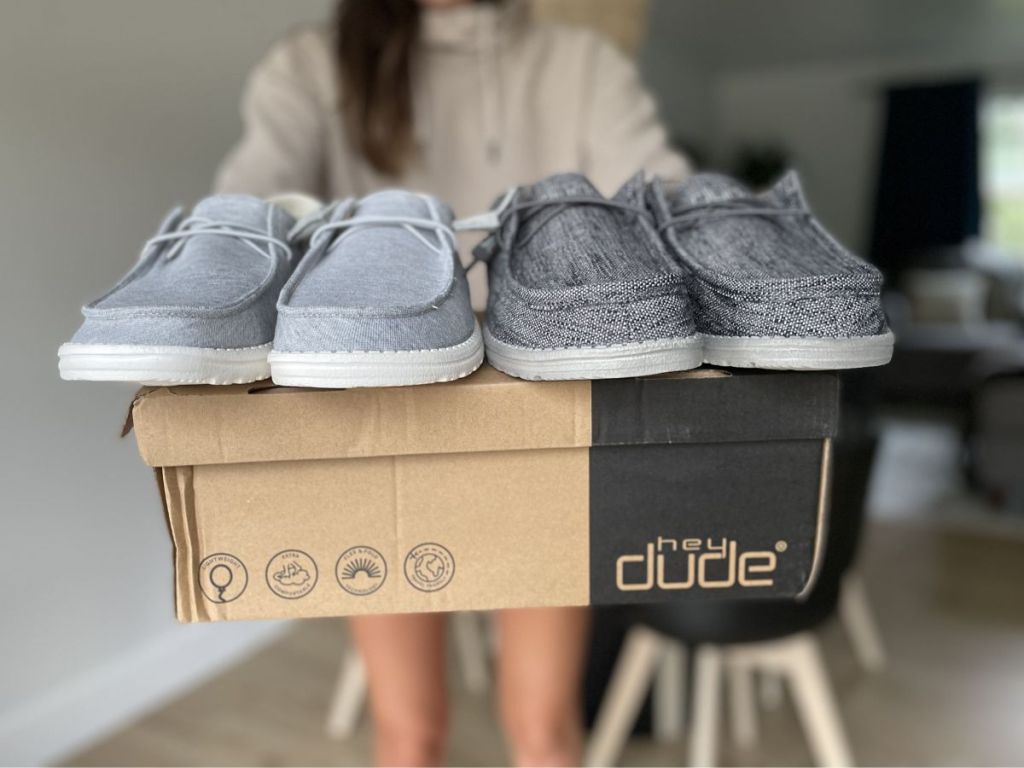 Up to 50% Off Hey Dude Shoes for the Whole Family. Prices from $21!