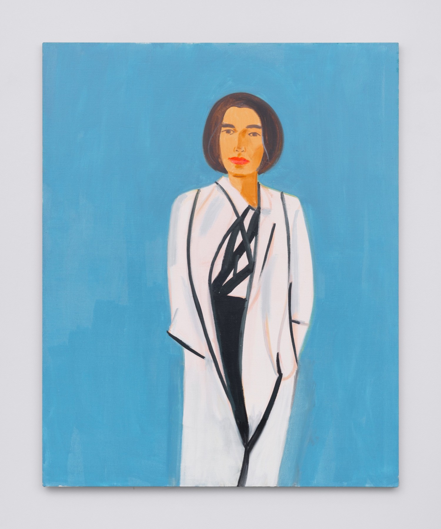 Alex Katz White Coat Gray Gallery