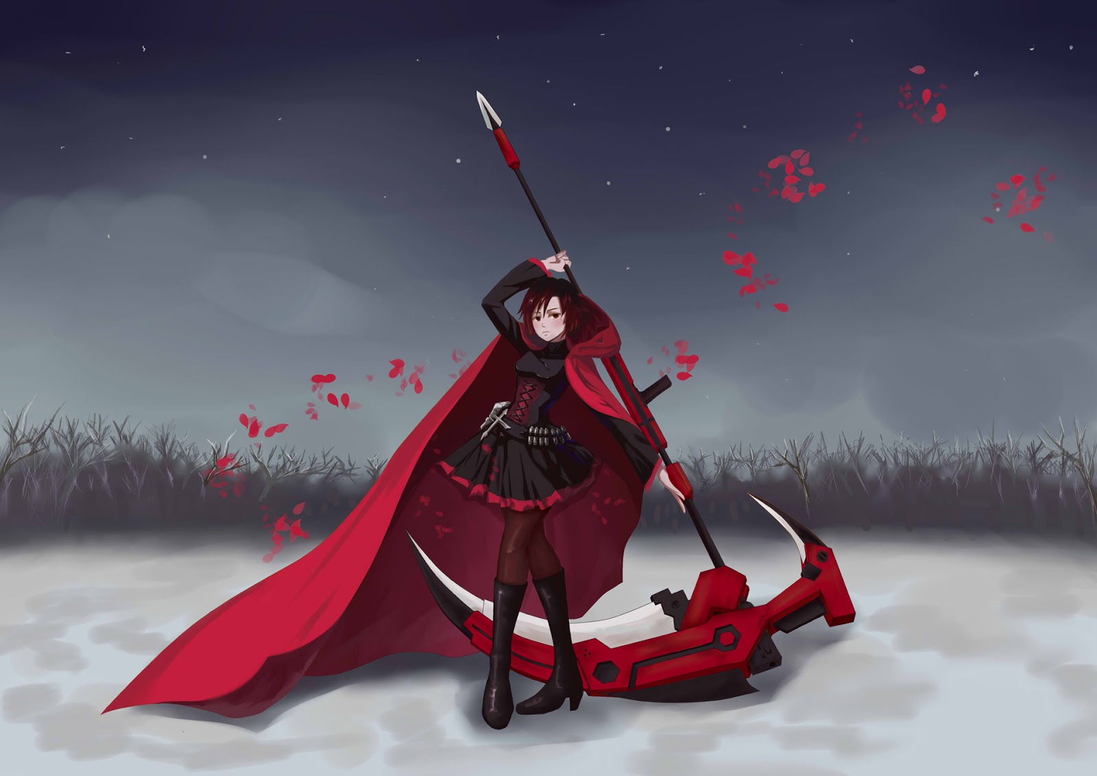 Free download Rose RWBY Anime Girl Red Cape Death Scythe Black Dress HD Wallpaper [1600x1132] for your Desktop, Mobile & Tablet. Explore Cool RWBY Wallpaper. RWBY Weiss Wallpaper, RWBY