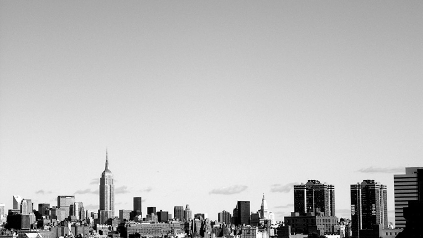 Black and White City Wallpaper