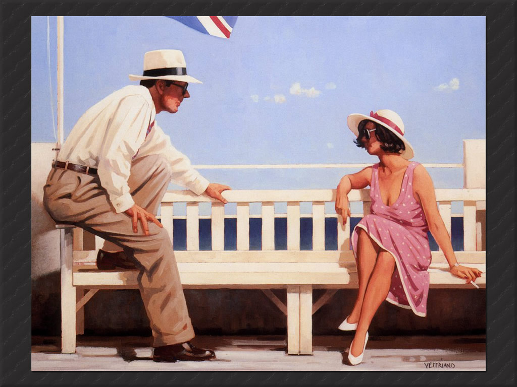 Jack Vettriano. The Fedora Lounge