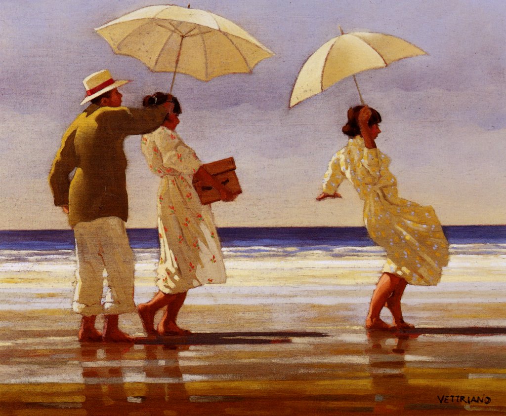 Jack Vettriano. The Fedora Lounge