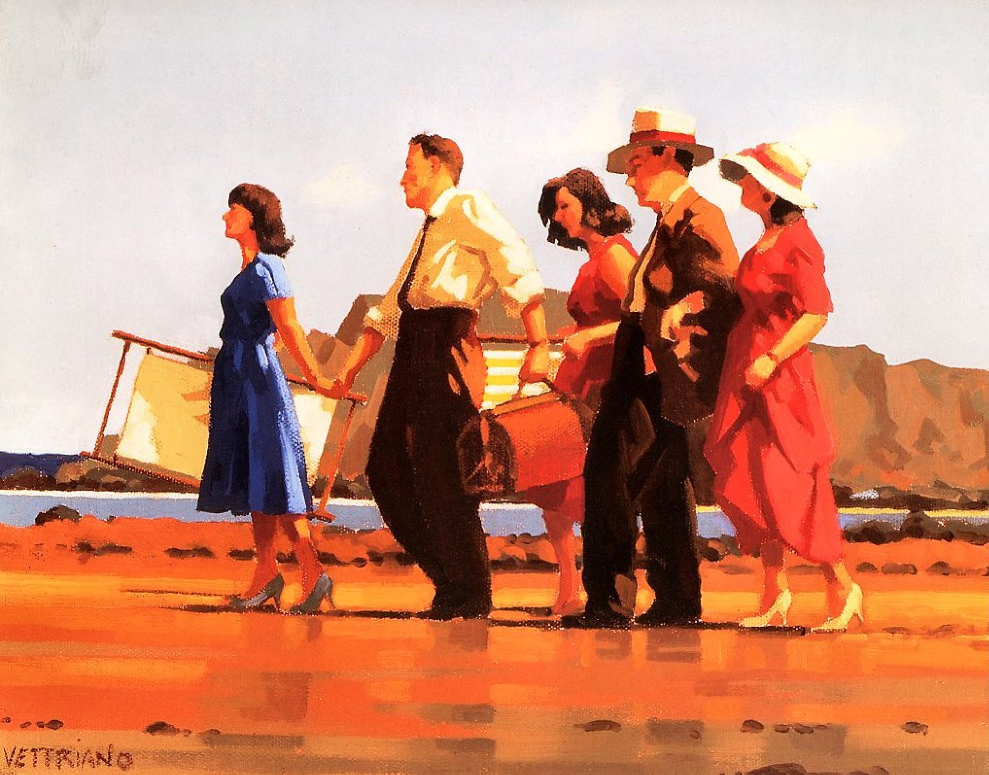 Happy days by Jack Vettriano: History, Analysis & Facts