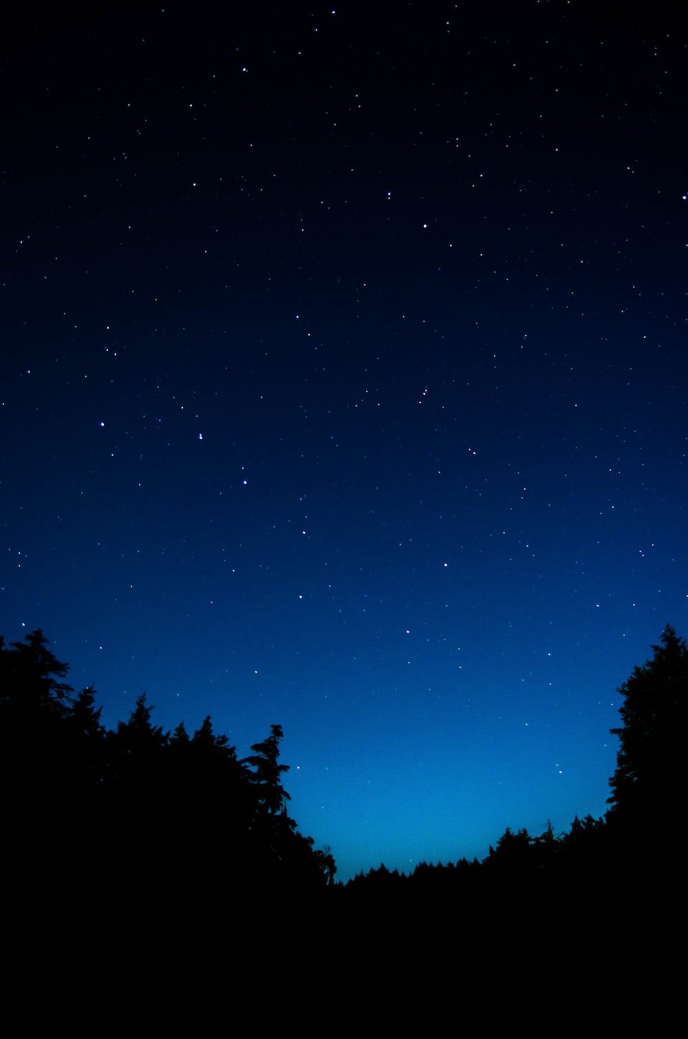 Blue Night Sky Picture. Download Free Image