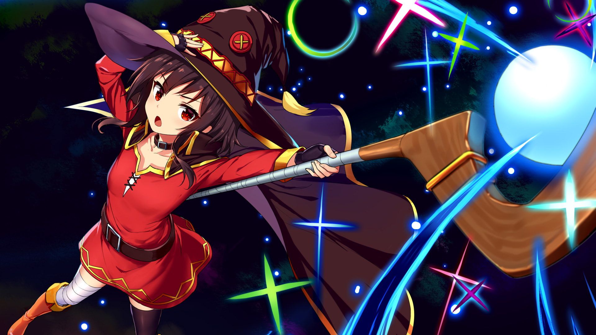 Megumin Kono Subarashii Sekai ni Shukufuku wo! #magic P #wallpaper #hdwallpaper #desktop. Cartoon wallpaper hd, Cartoon wallpaper, Character wallpaper