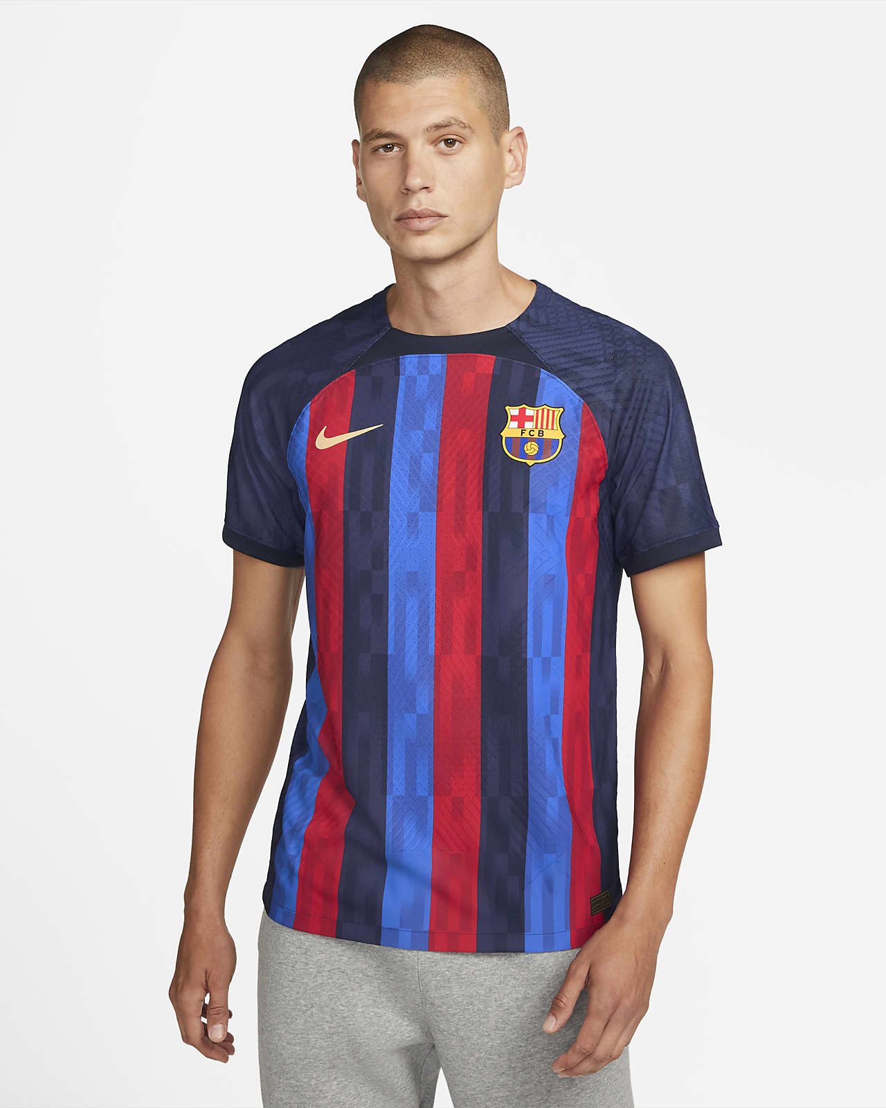 F.C. Barcelona 2022 23 Match Home Men's Nike Dri FIT ADV Football Shirt. Nike ID