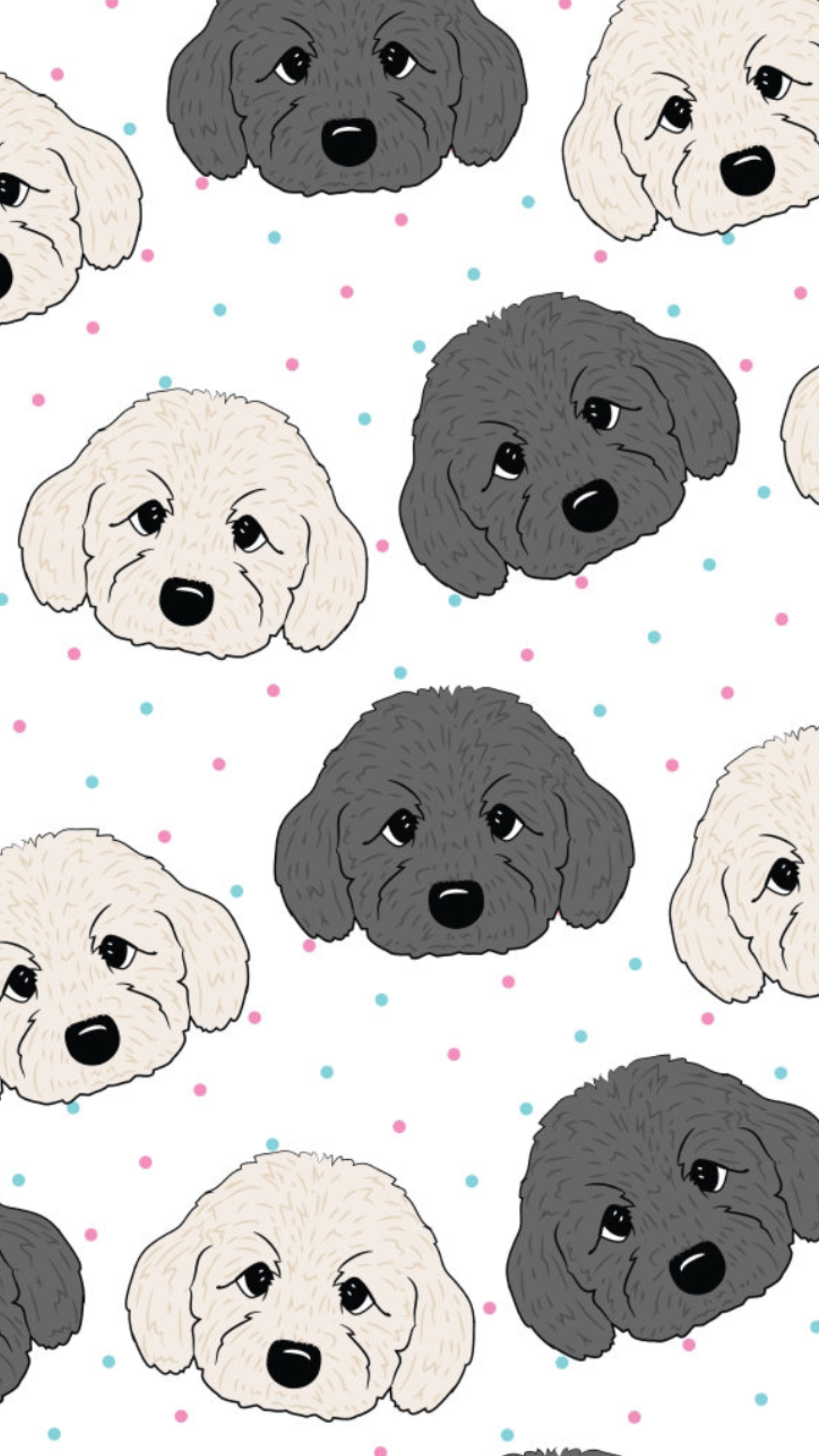 Dog Pattern. Cute puppy wallpaper, iPhone wallpaper pattern, Puppy wallpaper