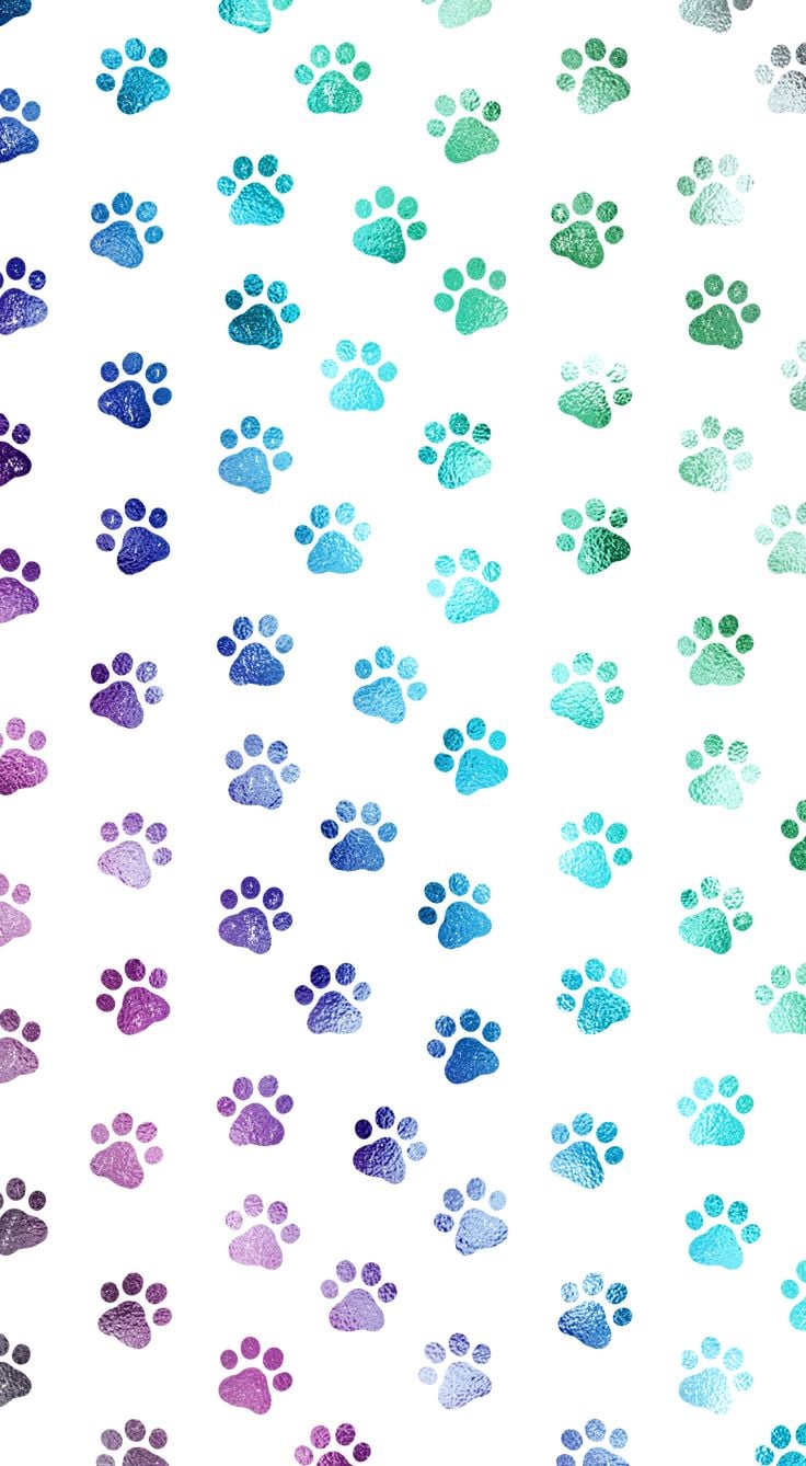Paw #Prints. #Casetify #iPhone #Art #Design #Dogs #Animals #Cute. Dog wallpaper iphone, Paw wallpaper, Wallpaper iphone cute