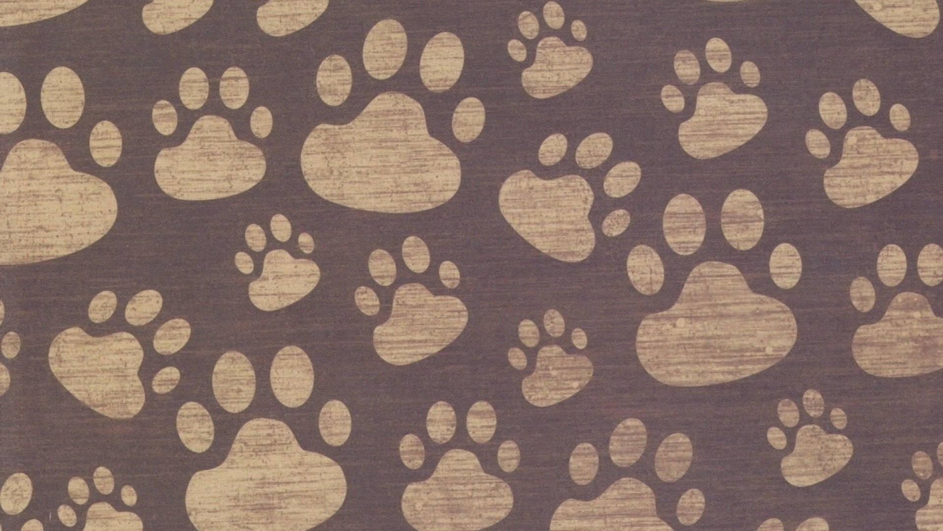 Download Cute Dog Paw Prints Wallpaper