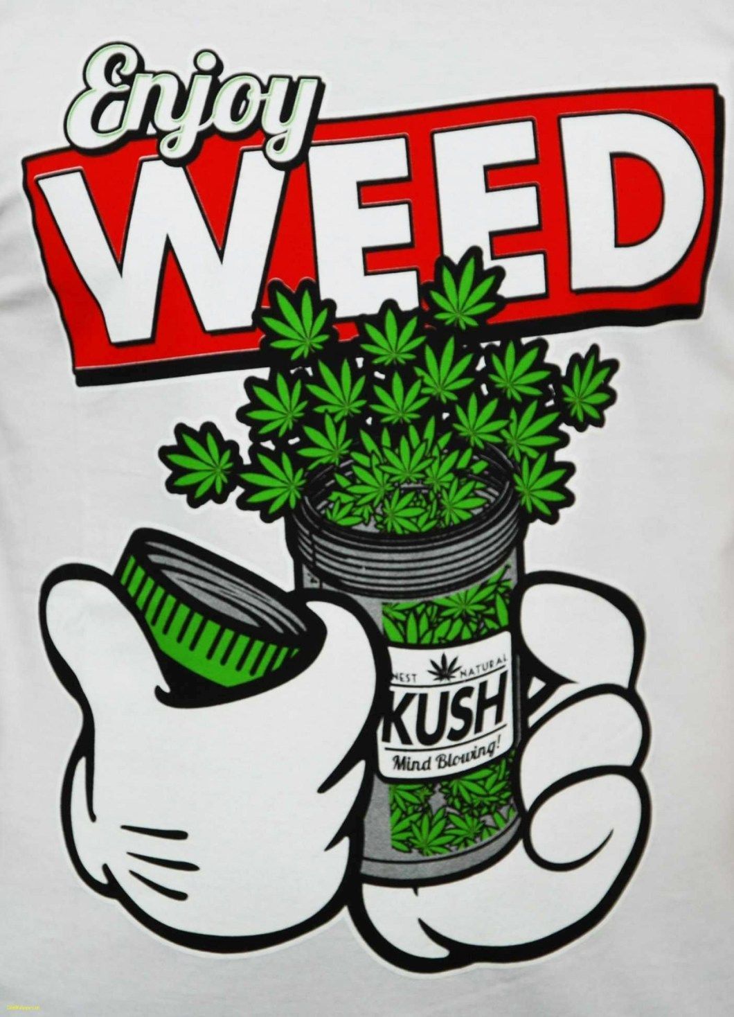 Mickey Mouse Dope Weed Wallpaper