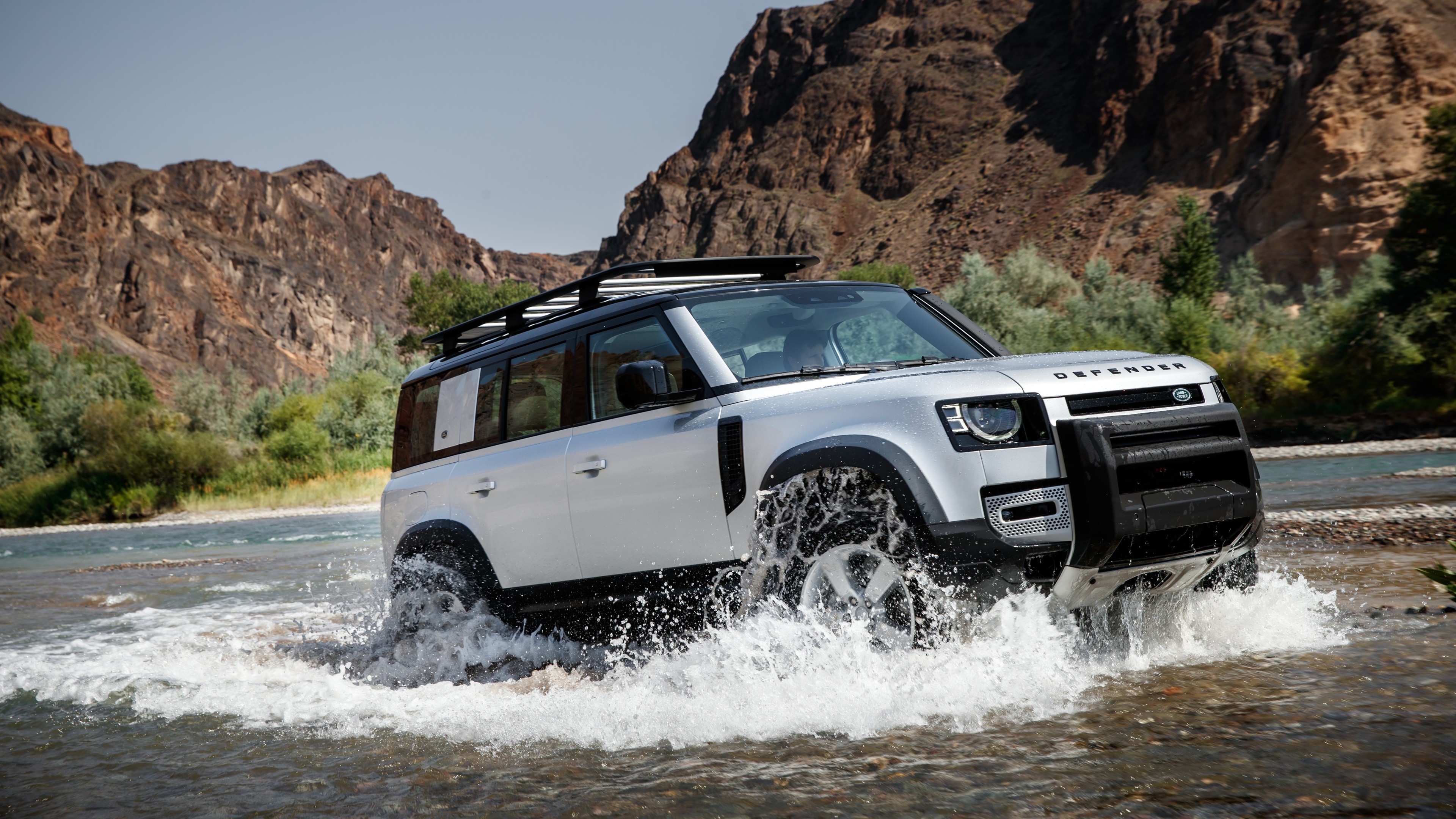 Wallpaper Land Rover Defender 110 P400 X, Frankfurt Motor Show SUV, 2020 cars, 4K, Cars & Bikes