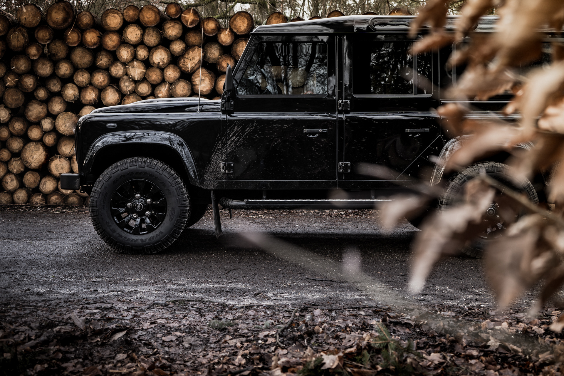 Land Rover Defender 110 Lumberjack style