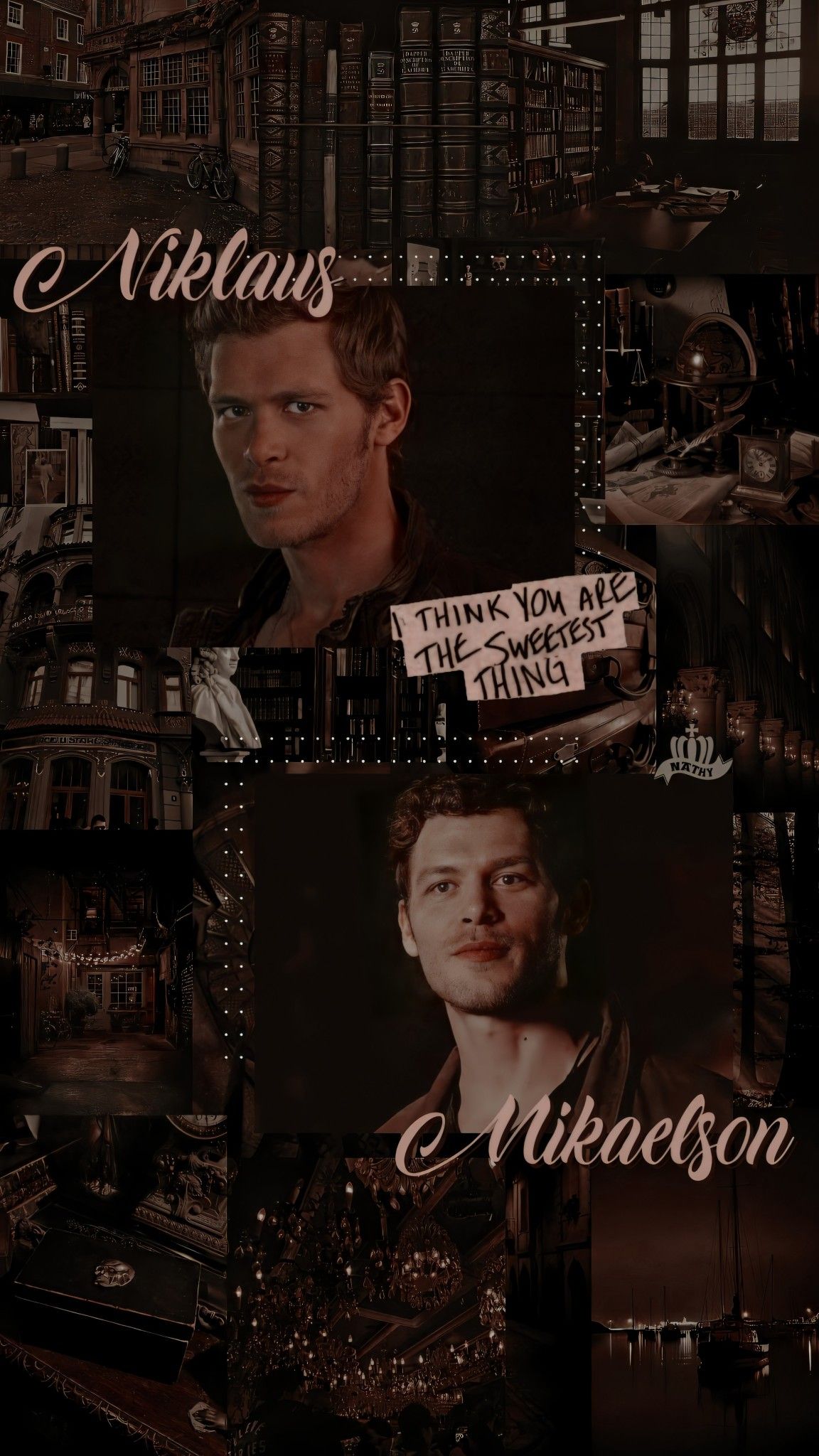 Edit wallpaper Niklaus Mikaelson lockscreen Klaus Mikaelson. Vampire diaries movie, Vampire diaries quotes, Vampire diaries wallpaper