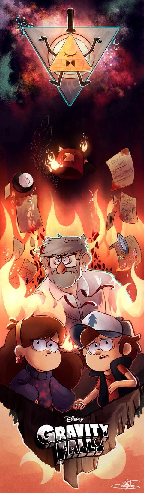 Arte de gravity falls, Fondos de gravity falls, Gravity falls un verano de misterio