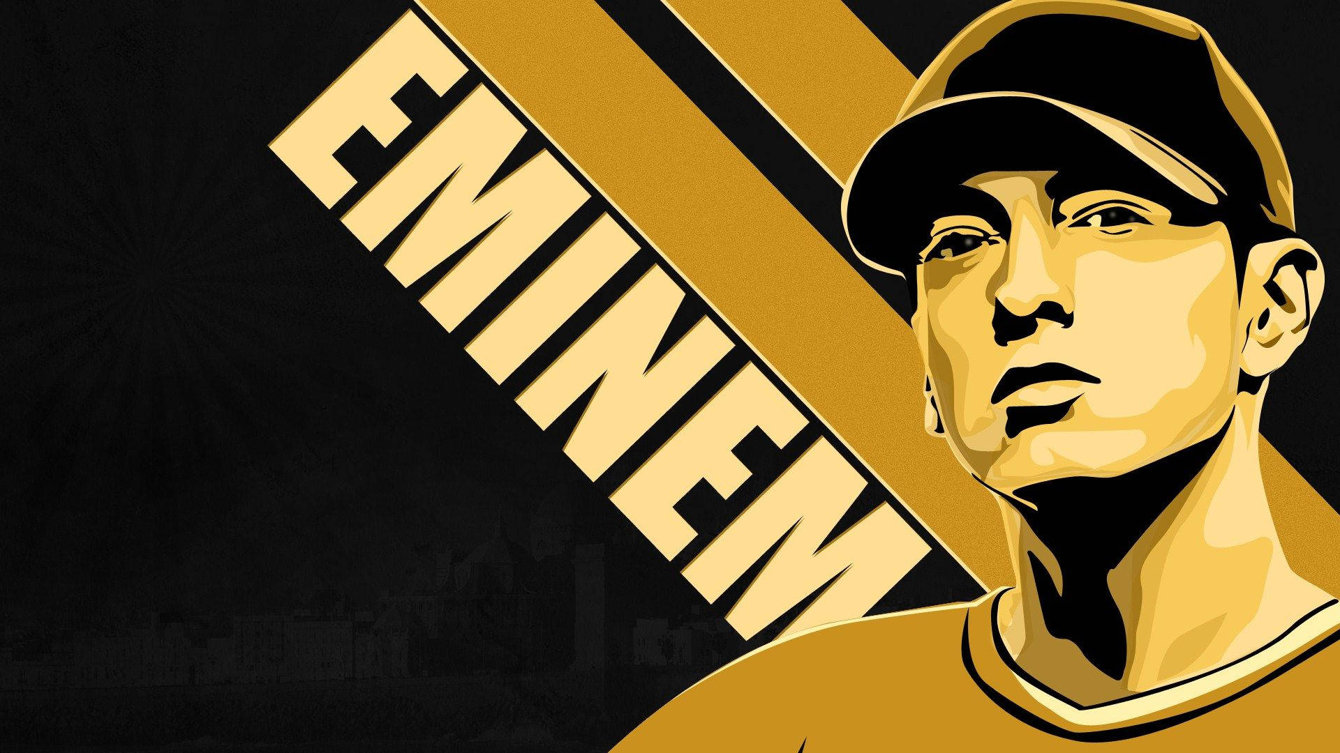Download Eminem Yellow Vector Art Wallpaper