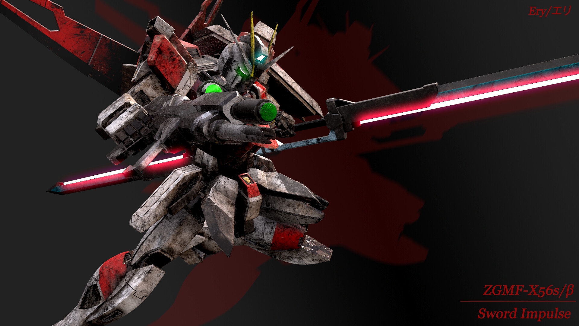 Zgmf X56S Impulse Gundam 3D Model
